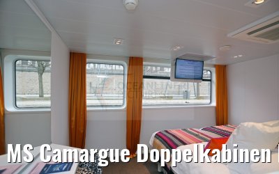 MS Camargue Doppelkabinen Hauptdeck Ausblick
