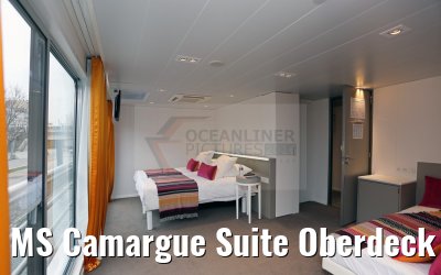 MS Camargue Suite Oberdeck mit französischem Balkon