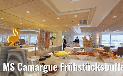 MS Camargue Frühstücksbuffet