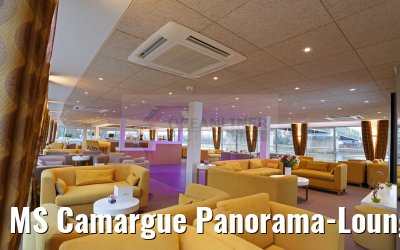 MS Camargue Panorama-Lounge in the afternoon