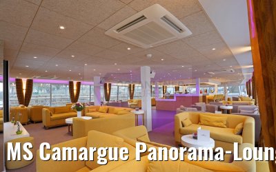 MS Camargue Panorama-Lounge in the afternoon