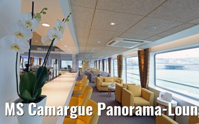 MS Camargue Panorama-Lounge und Bar