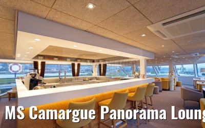 MS Camargue Panorama Lounge Bar morgens