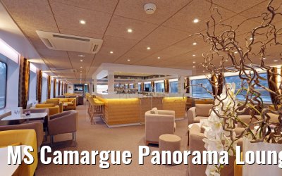 MS Camargue Panorama Lounge morgens