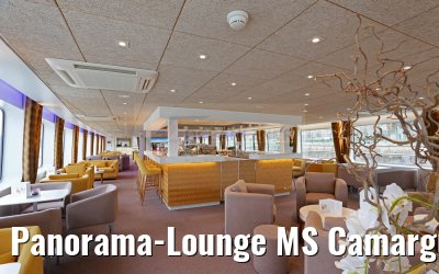 Panorama-Lounge MS Camargue in the afternoon