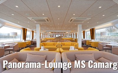 Panorama-Lounge MS Camargue in the afternoon