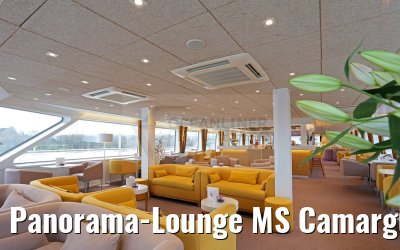 Panorama-Lounge MS Camargue in the afternoon