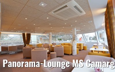 Panorama-Lounge MS Camargue in the afternoon