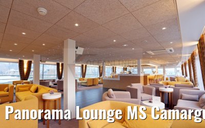 Panorama Lounge MS Camargue mit Tanzfläche und Bar