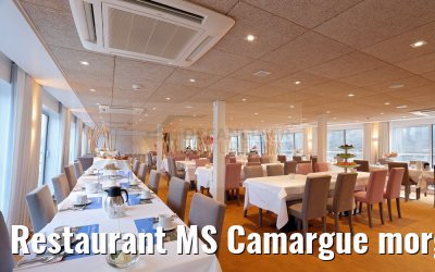 Restaurant MS Camargue morgens