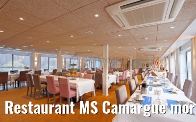 Restaurant MS Camargue morgens
