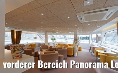 vorderer Bereich Panorama Lounge MS Camargue