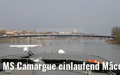 MS Camargue einlaufend Mâcon 01.03.2016
