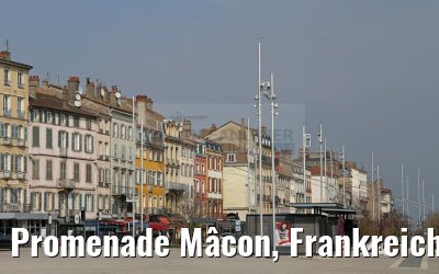 Promenade Mâcon, Frankreich