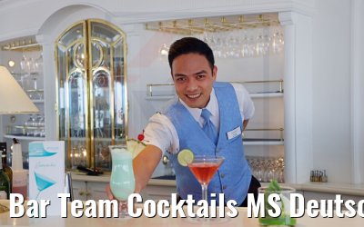 Bar Team Cocktails MS Deutschland 
