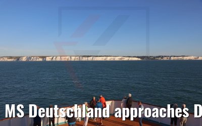 MS Deutschland approaches Dover