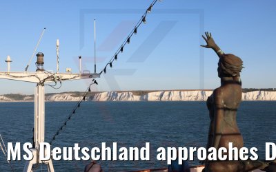 MS Deutschland approaches Dover