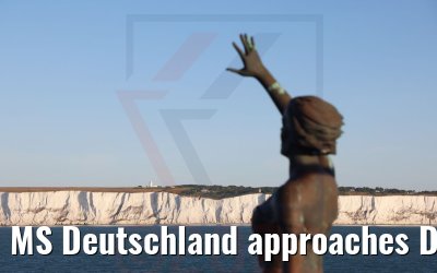 MS Deutschland approaches Dover