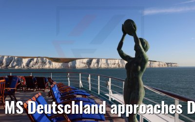 MS Deutschland approaches Dover