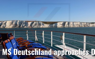 MS Deutschland approaches Dover