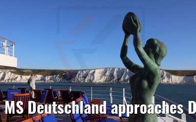 MS Deutschland approaches Dover