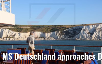 MS Deutschland approaches Dover