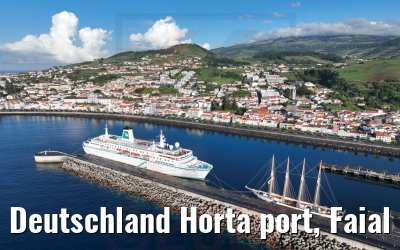 Deutschland Horta port, Faial Acores