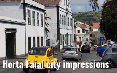 Horta Faial city impressions