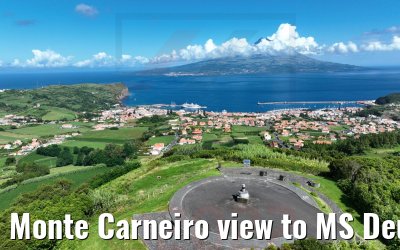 Monte Carneiro view to MS Deutschland