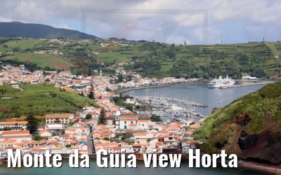 Monte da Guia view Horta