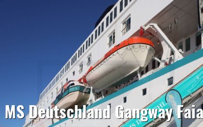 MS Deutschland Gangway Faial