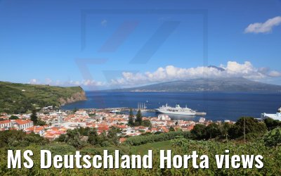 MS Deutschland Horta views