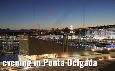 evening in Ponta Delgada