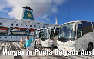 Morgen in Ponta Delgada Ausflüge und Busse