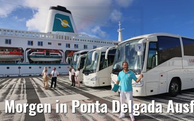 Morgen in Ponta Delgada Ausflüge und Busse