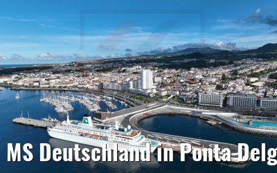 MS Deutschland in Ponta Delgada Azoren