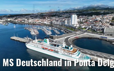 MS Deutschland in Ponta Delgada Azoren