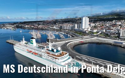 MS Deutschland in Ponta Delgada Azoren