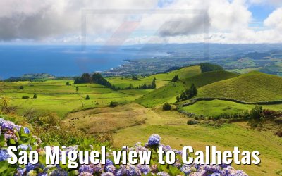 Sao Miguel view to Calhetas