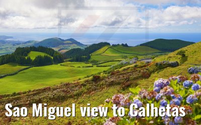 Sao Miguel view to Calhetas