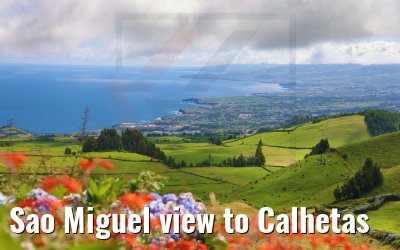 Sao Miguel view to Calhetas