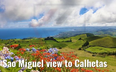Sao Miguel view to Calhetas