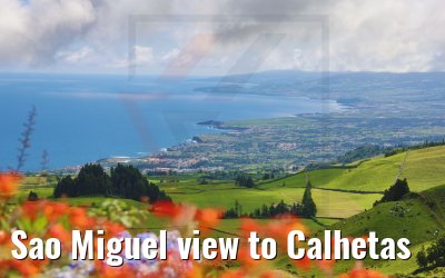 Sao Miguel view to Calhetas