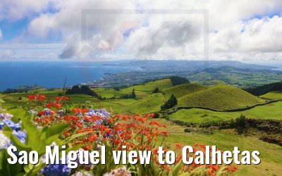 Sao Miguel view to Calhetas