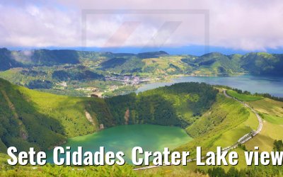 Sete Cidades Crater Lake view Sao Miguel
