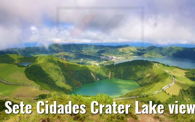 Sete Cidades Crater Lake view Sao Miguel