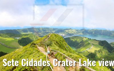 Sete Cidades Crater Lake view Sao Miguel