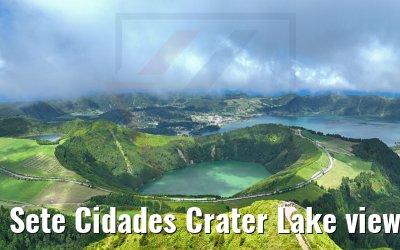 Sete Cidades Crater Lake view Sao Miguel