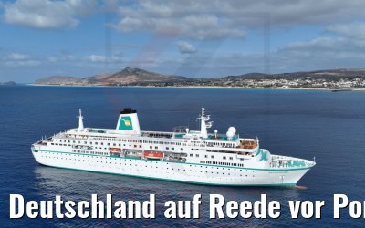 Deutschland auf Reede vor Porto Santo