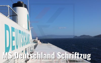 MS Deutschland Schriftzug